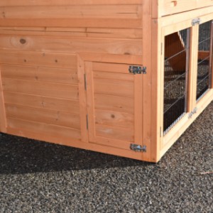 Hühnerstall aus Holz Holiday Large bietet ein zusätzlichen Möglichkeit um ein Auslauf an zu schlussen