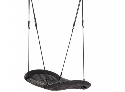 Nestschaukel Grandoh schwarz • mit schwarz BR-Seil
