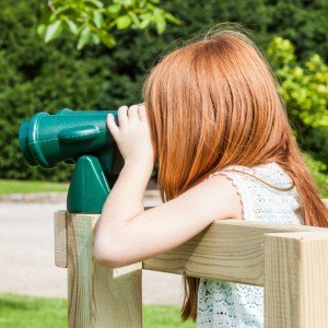 Kunststoff Fernglas grün • für an Ihre Spielgerät