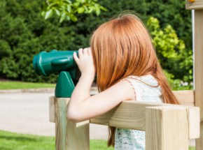 Kunststoff Fernglas grün • für an Ihre Spielgerät