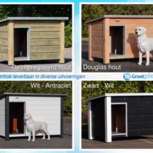 Der Hundehütte Ferro ist geeignet in verschiedene Versions