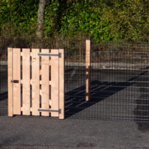Zaun Rectangle | mit Douglasien Holztür