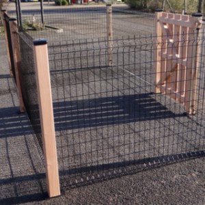 Zaun Rectangle | Zaun für festen Boden 4x2 meter