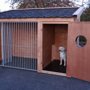 Der Hundezwinger Max 1 ist ausgestattet mit große Türen