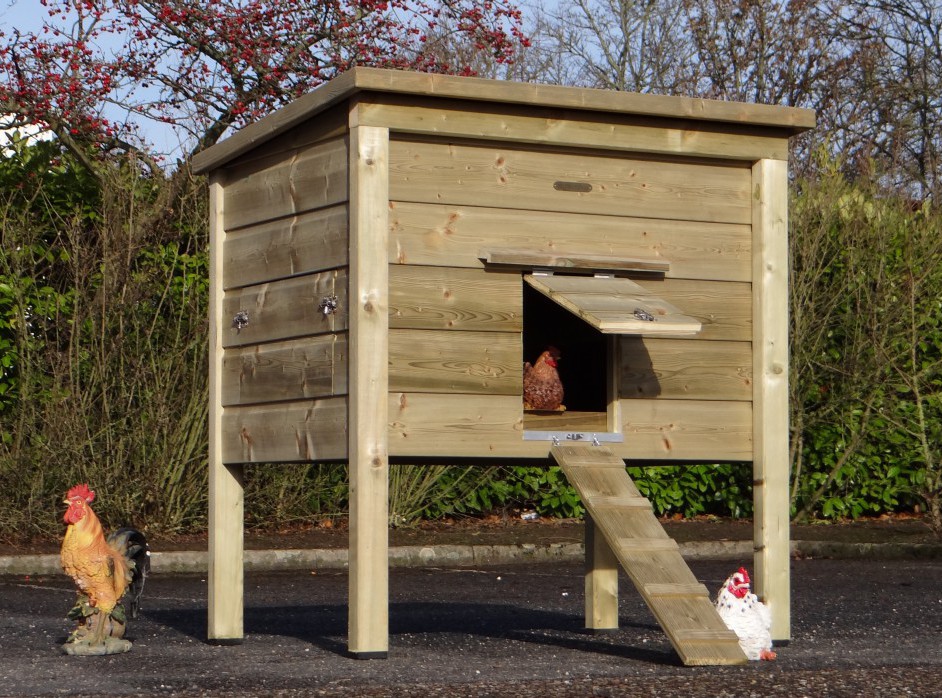 Hühnerstall Chicky 2 aus imprägniertes Holz