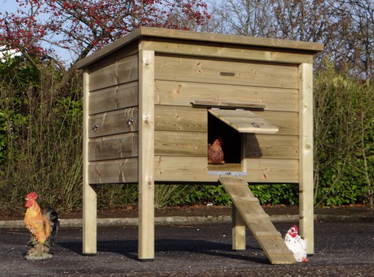 Hühnerstall Chicky 2 aus imprägniertem Holz