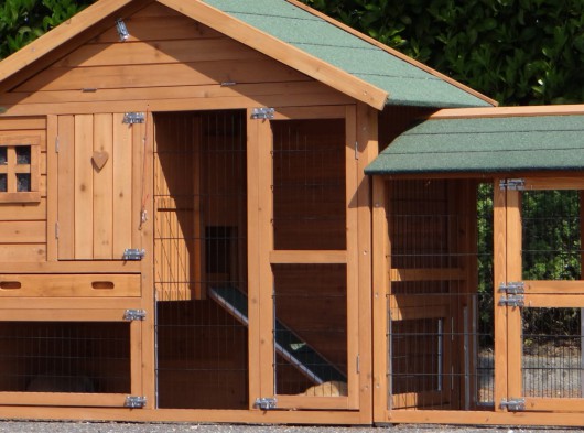 Plexiglas Isolierset · für Kaninchenstall Holiday Small mit Auslauf Space Small