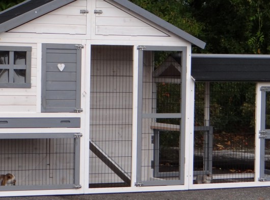 Plexiglas Isolierset · für Kaninchenstall Holiday Medium mit Auslauf Space Medium