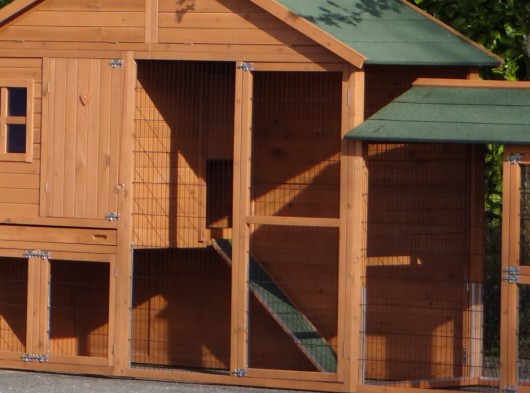 Plexiglas Isolierset · für Kaninchenstall Holiday Large mit Auslauf Space Large