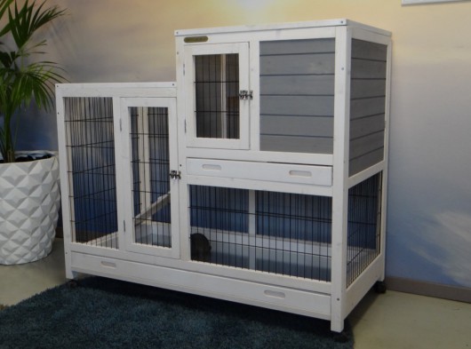 Kaninchenkäfig Esmee White-Grey 120x60x106cm