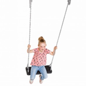 Der Schaukelsitze Curve XL ist herstellt aus schwarze Gummi