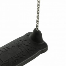 Der Schaukelsitze Curve Simple Chain ist herstellt aus schwarze Gummi