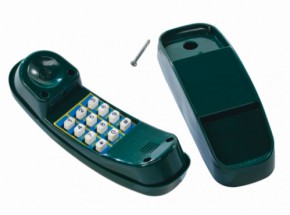Kunststoff Telefon grün