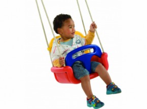 Babysitz verstellbar • rot-gelb-blau