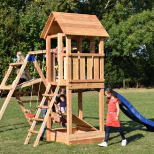 Spielgerät Kiosk niedrig wird geliefert mit ein Rutsche
