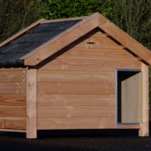 Hundehütte Snuf ist geeignet für große Hunden, wie zB. ein Boxer