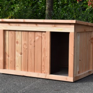 Der Hundehütte Block Large ist geeignet für mittelgroße bis große Hunden