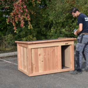 Der Hundehütte Block Large ist herstellt aus Douglasienholz