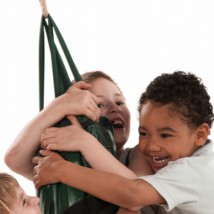 Der Boxsack ist herstellt aus Kunststoffbeschichteter Stoff
