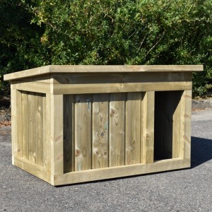 Hundehütte Block Medium isoliert 121x85x78cm