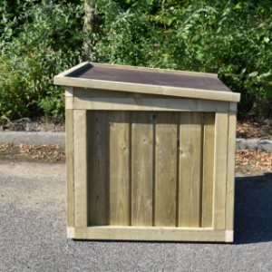 Der Hundehütte Block Extra Large, von der Seite gesehen