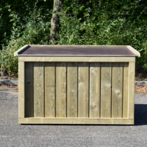 Der Hundehütte Block Extra Large wird geliefert als Bausatz