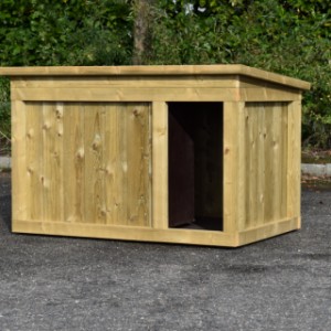 Der Hundehütte Block 3 ist ein schönes, isolierte Hütte von imprägniertes Fichtenholz