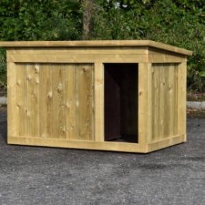 Der Hundehütte Block Large ist ein schönes, isolierte Hütte von imprägniertes Fichtenholz