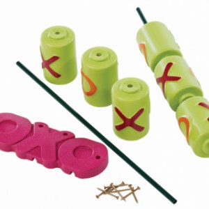Der OXO-Spielset ist einfach zu montieren