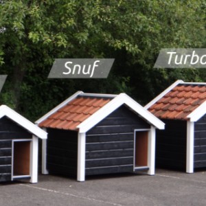 Reno, Snuf und Turbo, Serie Hundehütte mit Dachziegeln