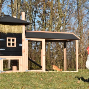 Der Heuhaufen Rosalynn ist geeignet für 3 bis 5 Hühner