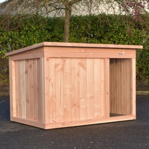 Hundehütte Block Extra Large • Douglasienholz • 169x127x112cm