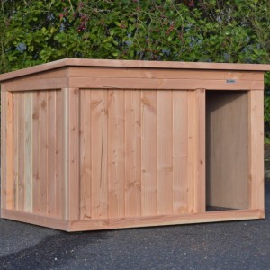 Hundehütte Block Extra Large • Isoliert • Douglasienholz