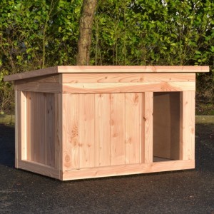Hundehütte Block Medium isoliert Douglasien 121x85x78cm