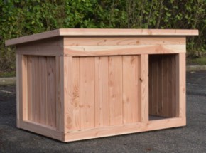 Hundehütte Block Medium • Douglasien • 121x85x78cm