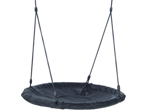 Nestschaukel Rondice schwarz • mit BR-Seil