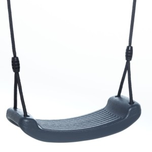 Kunststoff Schaukelsitze anthrazit • mit BR-Seil, max. 70kg
