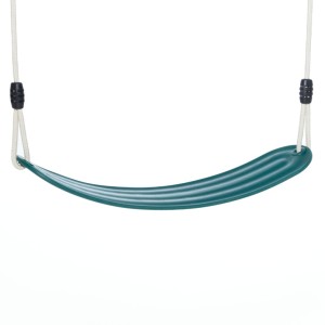 Elastischer Schaukelsitz • Kunststoff • dunkle grün