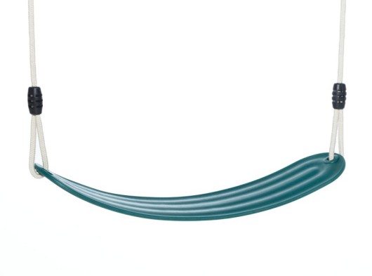 Elastischer Schaukelsitz • Kunststoff • dunkle grün