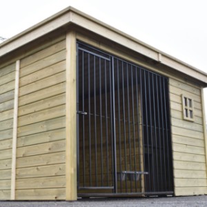 Luxuriöser Hundezwinger Modul FORZ ist ein Erwerb für Ihre Garten