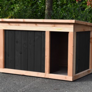 Der Hundehütte Block Large ist geeignet für (mittel)grosse Hunden