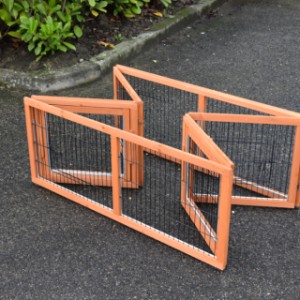 Kaninchengehege Multirun lässt sich leicht zusammenklappen