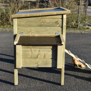 Hühnerstall Chicky 2 ist erweitert mit ein Legenest