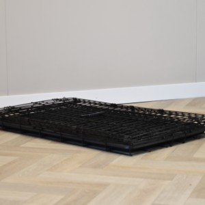 Die Hundebox Profit lässt sich einfach zusammenklappen