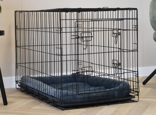 Hunde­box Profit 92 cm mit Kissen · 2-türig · 92 × 57 × 64 cm