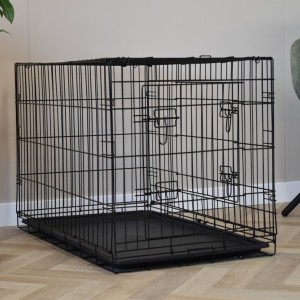 Hundekäfig Profit 92cm · 2-Türen · 92x57x64cm