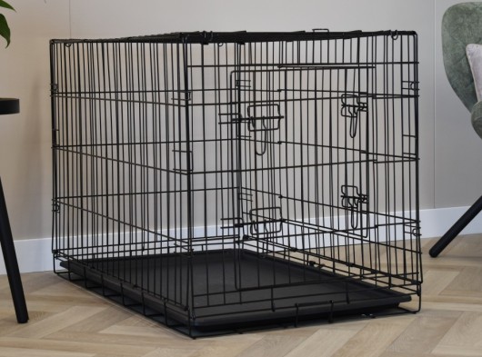 Hundekäfig Profit 92cm · 2-Türen · 92x57x64cm