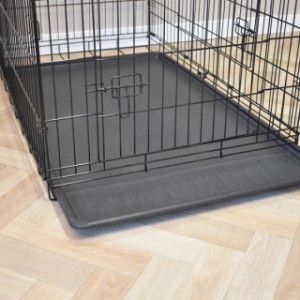 Hundekäfig Profit XL 122cm ist ausgestattet mit ein herausnehmbare Behälter