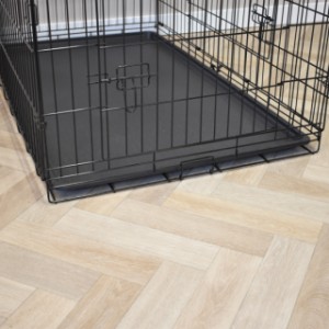 Hundekäfig Profit XL 122cm hat ein Kunststoff Behälter