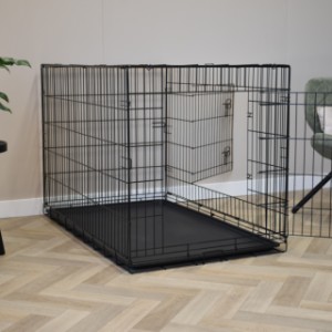 Hundekäfig Profit XL 122cm ist ausgestattet mit 2 Türen